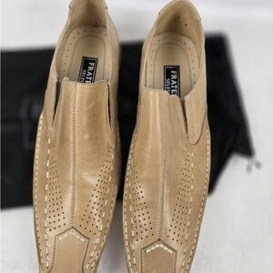 Fratelli Rossetti Beige Leather Loafers